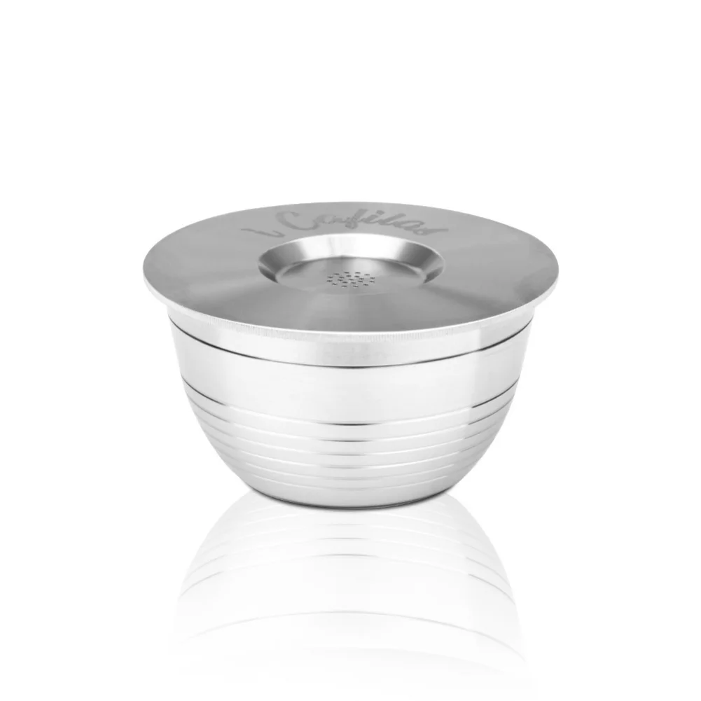 

Stainless Steel Refillable Coffee Capsules Reusable Coffee Capsule Cup Filter Compatible for Nespresso Coffee Machine