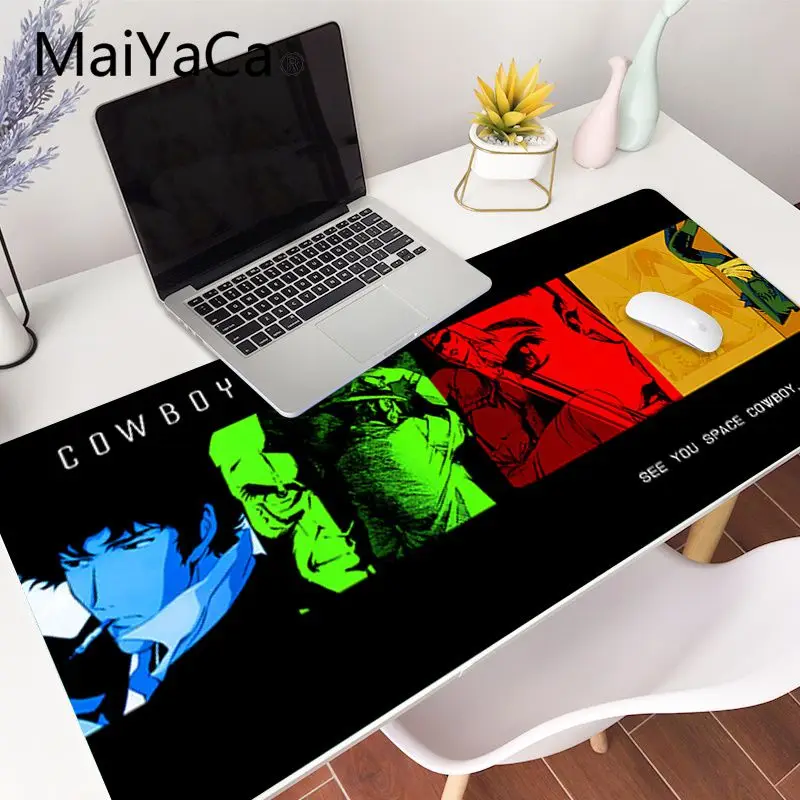 

MaiYaCa Vintage Cool Cowboy Bebop Rubber Pad to Mouse Game Gaming Mouse Pad Large Deak Mat 900x400mm for overwatch/cs go