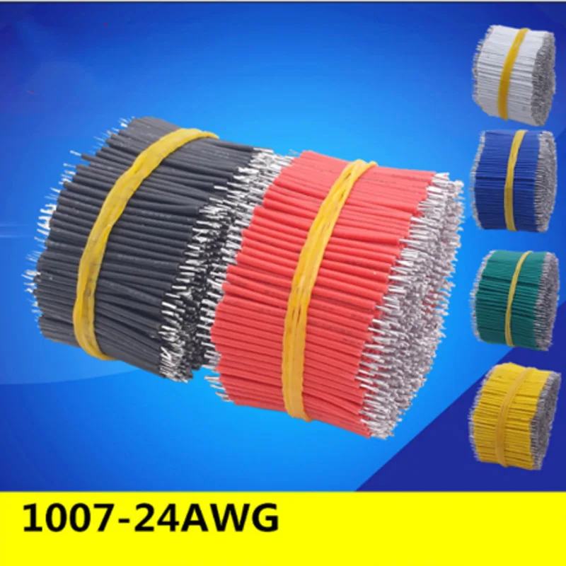 100 шт./лот Оловянная макетная плата кабель для пайки печатных плат 24AWG 3/4/5/6/8/10 см