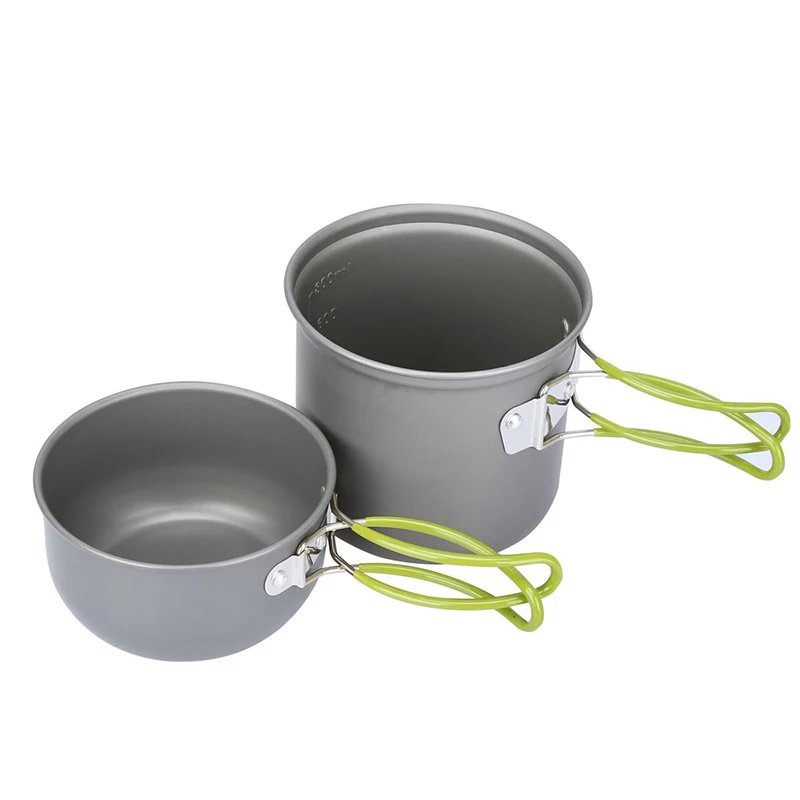 

Ultralight Camping Cookware Utensils Outdoor Tableware Set Hiking Picnic Backpacking Camping Tableware Pot Pan 2-3 Persons