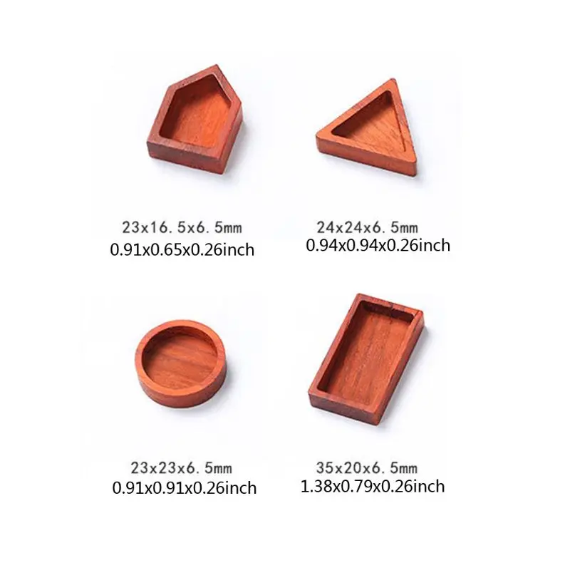 

Blank Wood Cabochon Round Square Wooden Resin Frame Pendants Bezels Setting Resin Jewelry Making DIY Handmade Craft