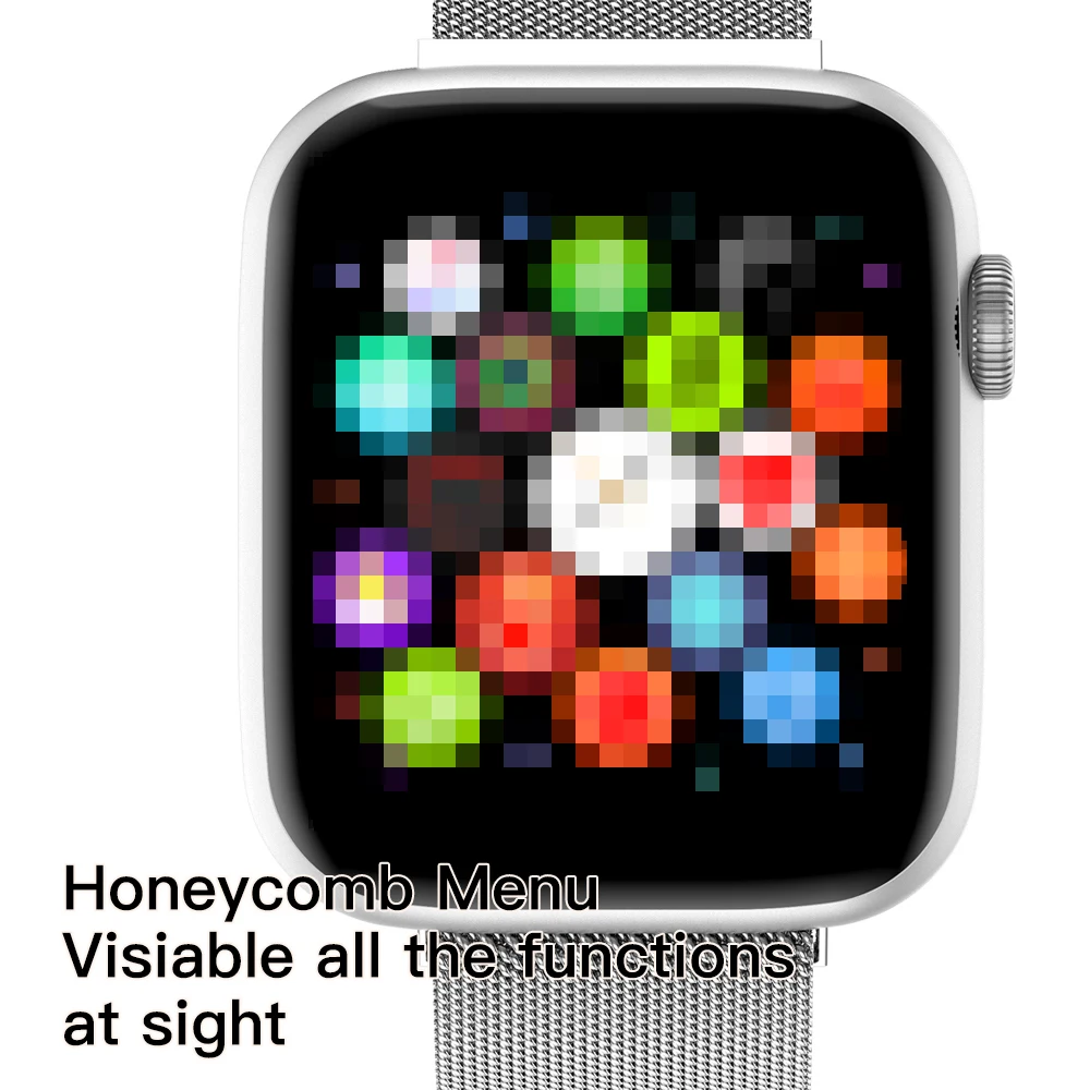 

Miwa w75 / w75m smart watch 5 heartrate,1:1, ECG, blood pressure, blood oxygen Monitor,Android or iphone, general purpose