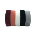 5 лет 15 мм винно-Красная белая эластичная бархатная лента украшение для свадебной вечеринки лента ручной работы для упаковки подарков бантом DIY рождественская лента