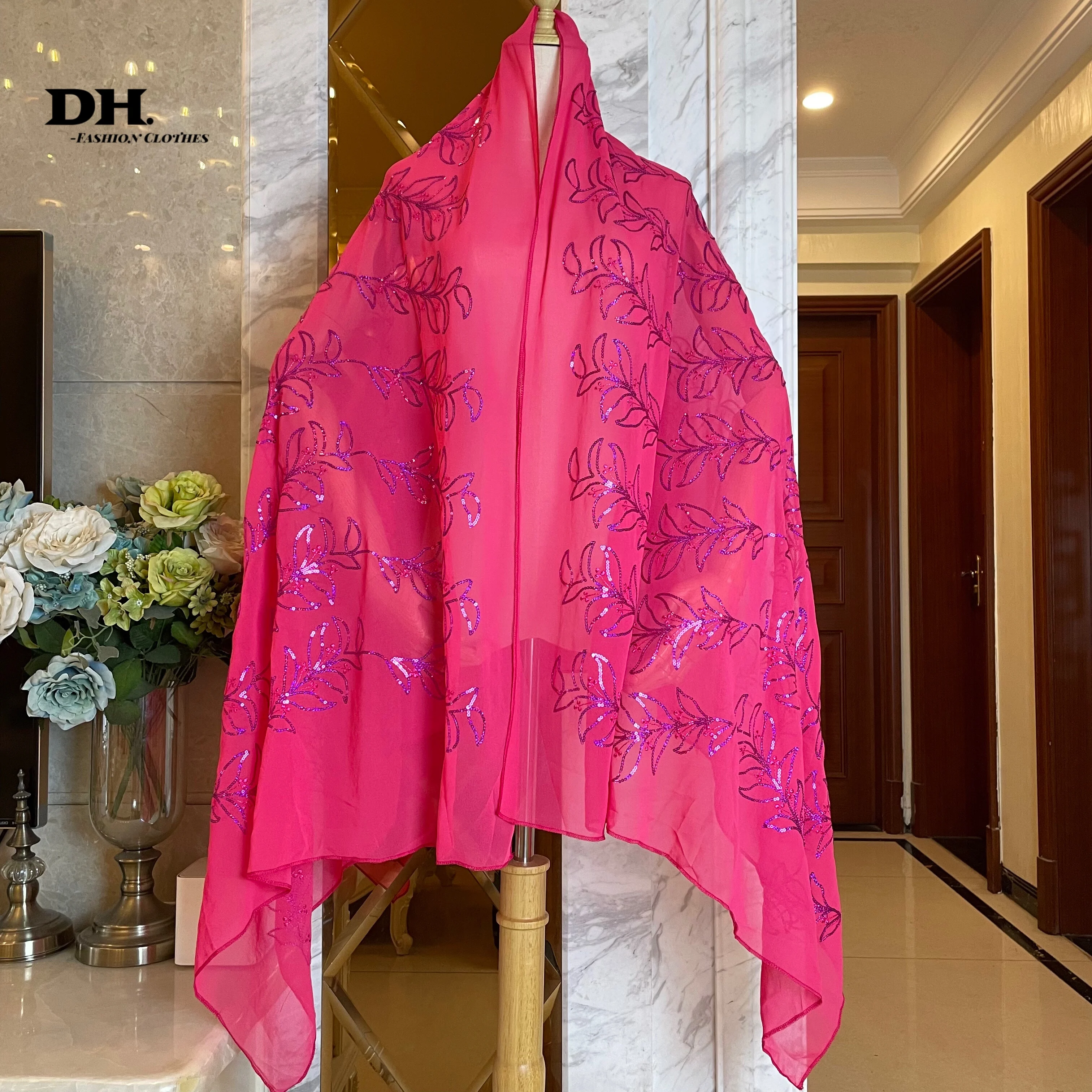 Новая модель Высококачественная мягкая шифоновая шаль длинная из пашмины