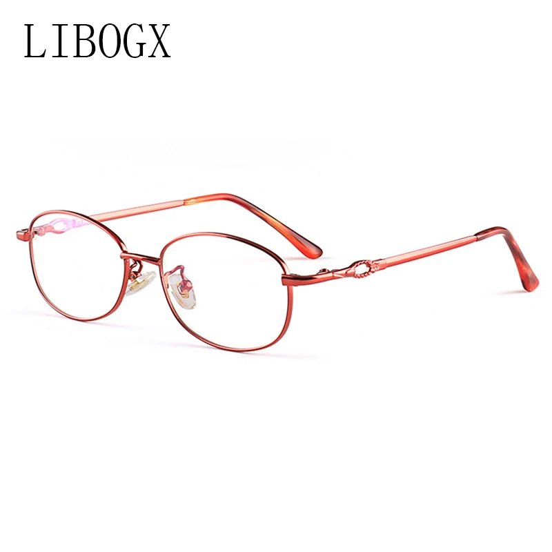 LIBOGX Высокое качество ультра светильник из титанового сплава дамы близорукость