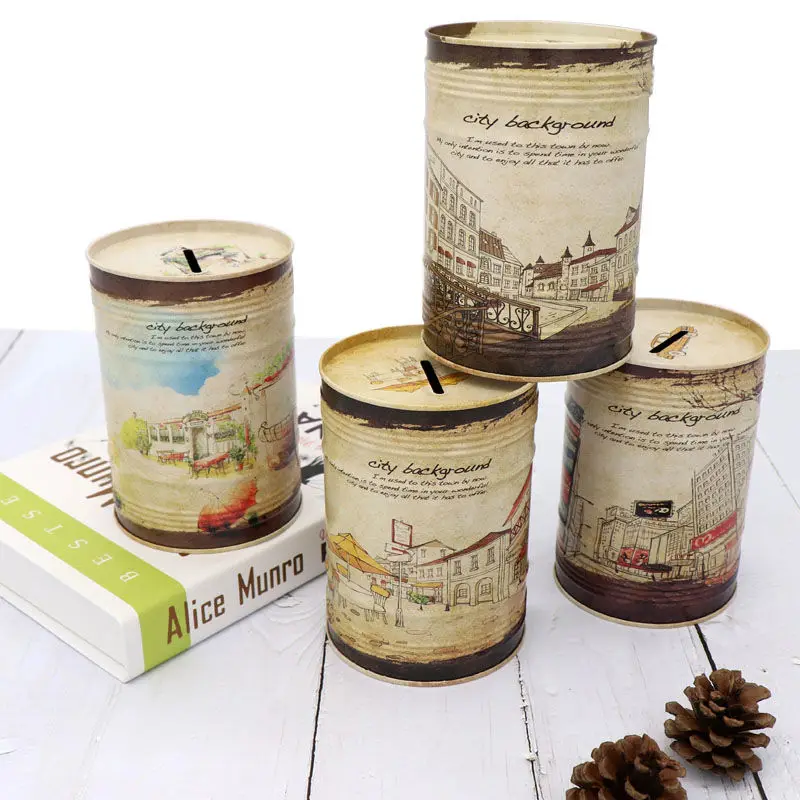 Интересная креативная копилка с человеческим лицом модная миниатюрная Детская