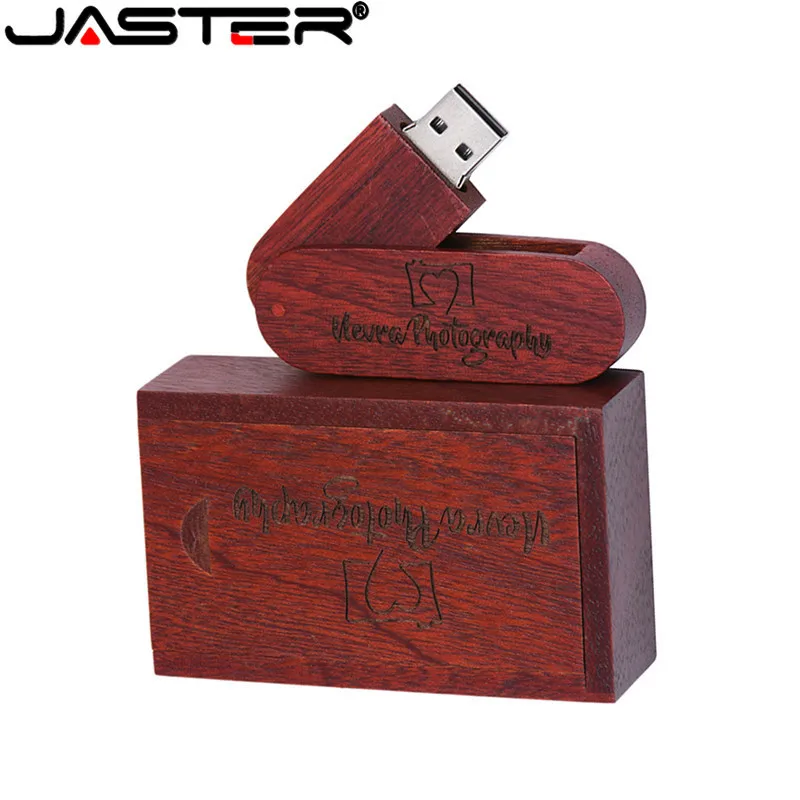 Корабль (свободный изготовленный на заказ логотип) Деревянные USB + коробка флеш