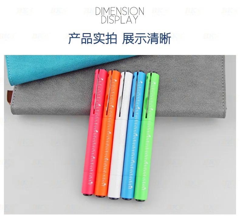 Креативная многофункциональная шариковая ручка складные ножницы линейка нож