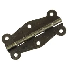 40PCs Door Butt Hinges(rotated from 0 degrees to 270 degrees)Antique Bronze 6 Holes 5.1cm x 2.4cm(2" x1")