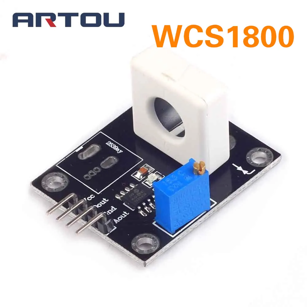 Датчик тока Холла WCS1800 защитный модуль для детектора короткого сверхтока 35 А 1