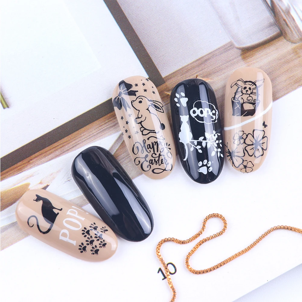 Маникюр шаблон для переноса изображений обувь с украшениями в виде цветков и