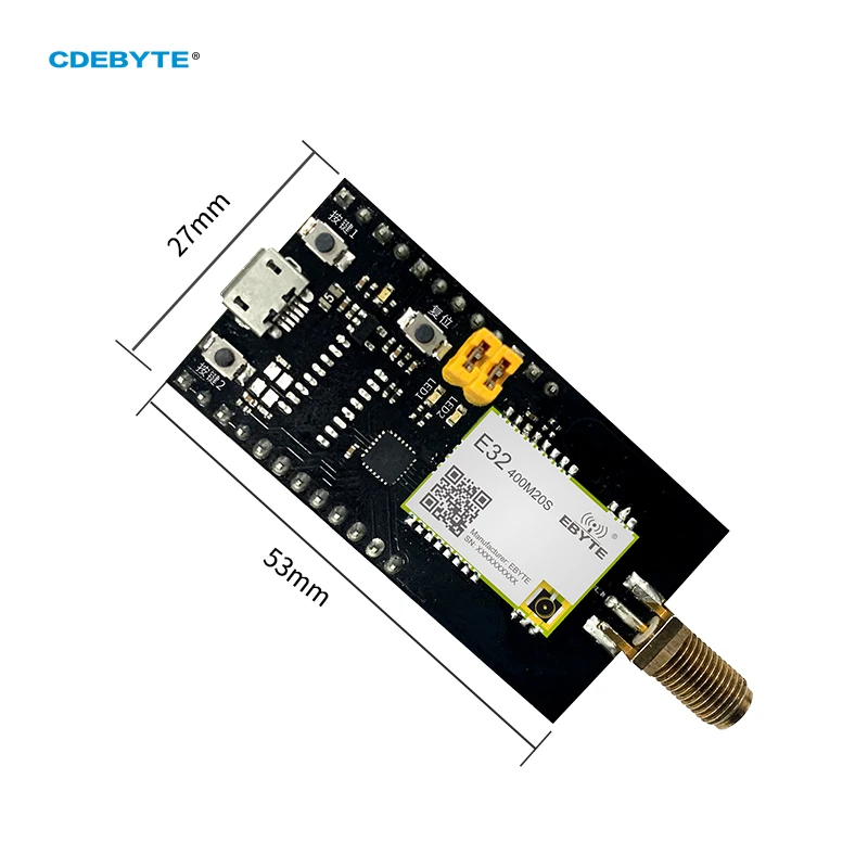 Test Board CDEBYTE E32-400MBL-01 for E32-400M20S Development Evaluation Kit Backup USB Interface Main Control MCU STM8L151G4