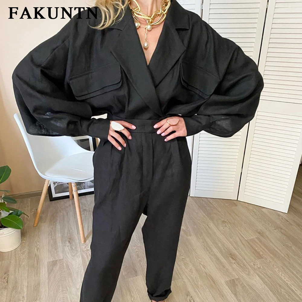 저렴한 FAKUNTN 여성 2 피스 세트 라운지웨어 2021 가을 겨울 긴팔 셔츠와 바지 기질 투피스 세트 여성 의류 구매 FAKUNTN 여성 2 피스 세트 라운지웨어 2021 가을 겨울 긴팔 셔츠와 바지 기질 투피스 세트 여성 의류