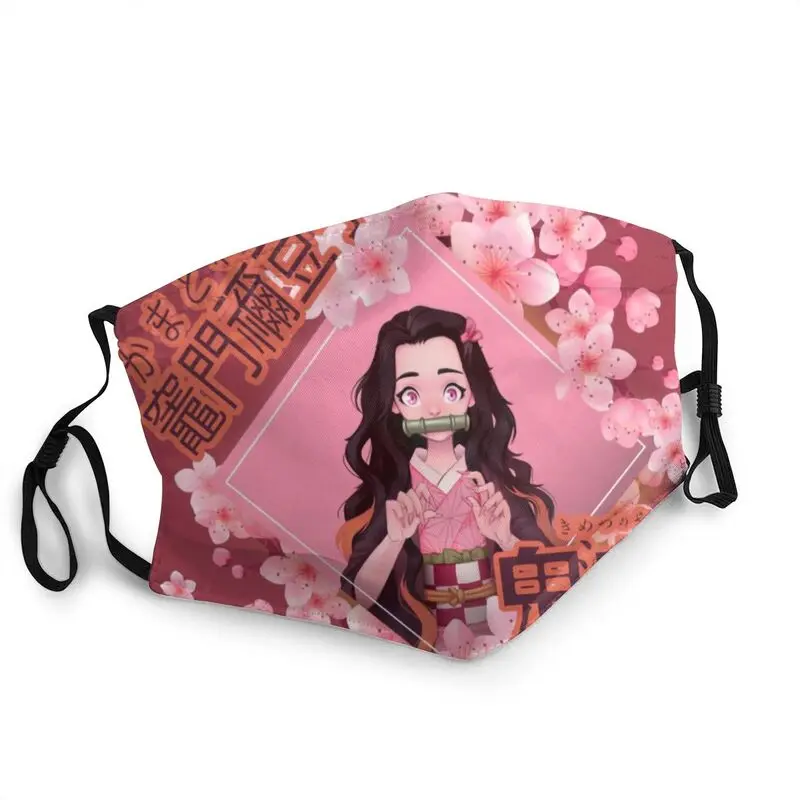 

Demon Slayer Kimetsu No Yaiba Mouth Face Mask Adult Anime Manga Nezuko Kamado Mask Anti Dust Protection Cover Respirator Muffle
