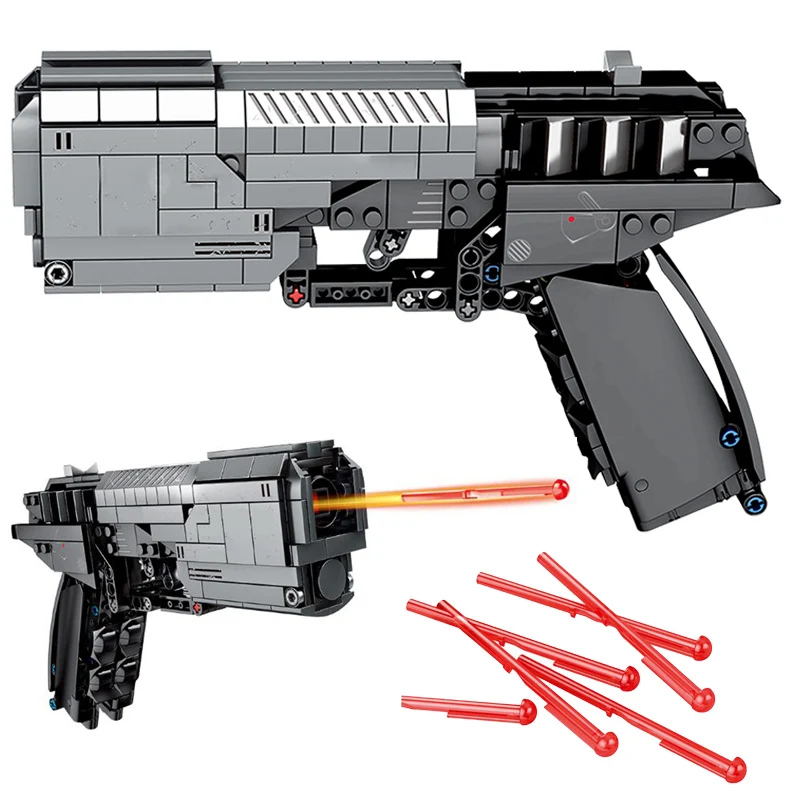 431 шт. Сигнальный Пистолет для стрельбы строительные блоки техника Военный