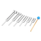 LBER 6 шт.компл. алюминий 128 Гц-4096 Гц Настройка вилочный комплект исцеляющая звуковая вибрация