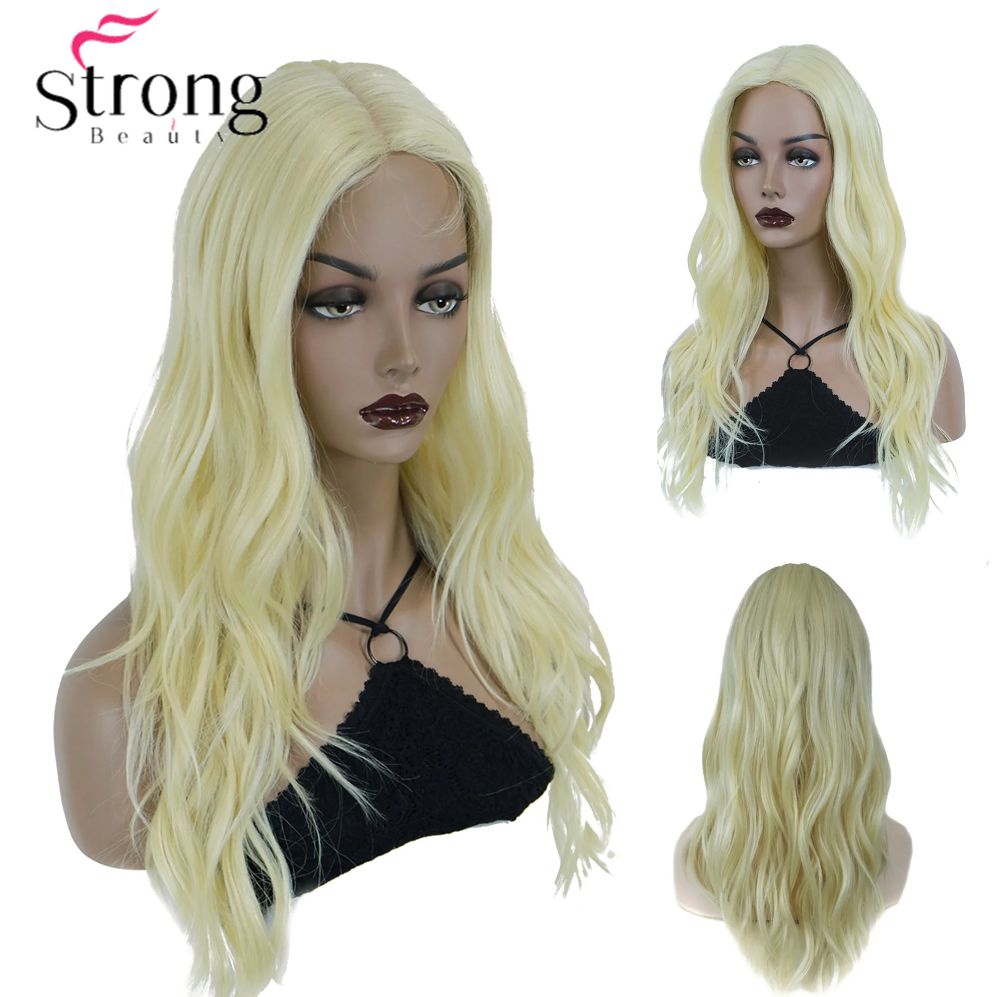StrongBeauty женские парики Омбре синтетические натуральные длинные волнистые