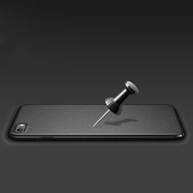 Black Full Matte Hard Phone Case For iphone 8 7 6 s 6s Plus Cover Funda XS Max XR X 7Plus 8plus Apple Men |