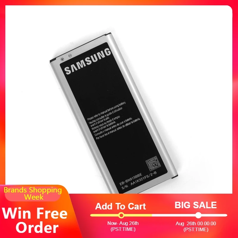 Замена телефон Батарея EB-BN915BBE для samsung GALAXY Note Edge N9150 N915K N915L N915FY N915D N915F N915S G9006V SM-N915G Fr