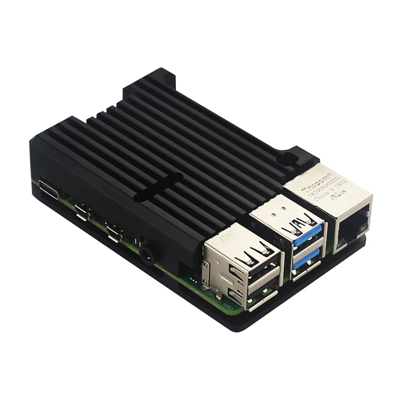 Чехол для Raspberry Pi 4 с пассивным охлаждением металлический корпус из алюминиевого