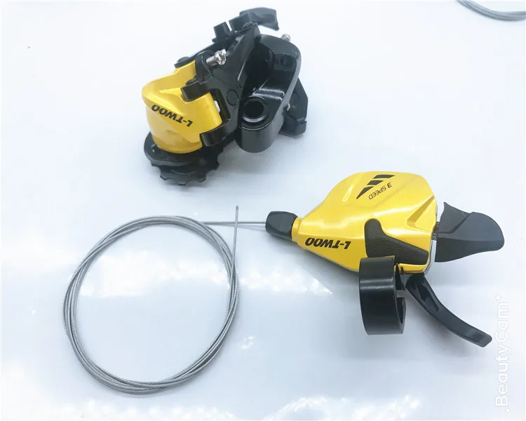 Складной рычаг переключения передач и задний переключатель 14 дюймов 3 скорости