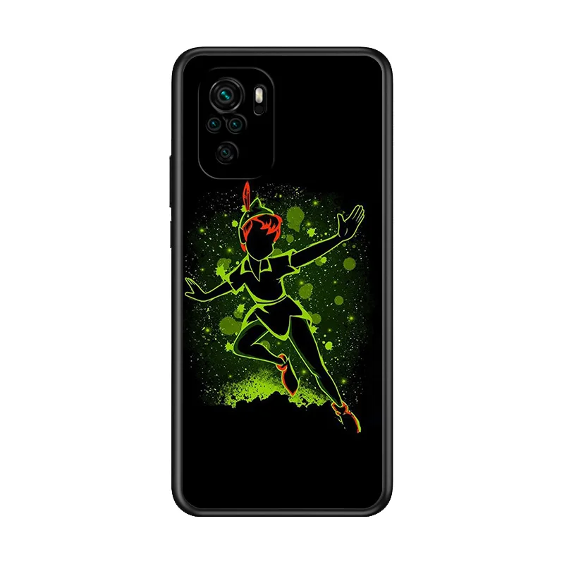 Disney Animation Cartoon Princess Black Cover For Xiaomi Redmi Note 10S 10 9T 9S 9 8T 8 7S 7 6 5A 5 Pro Max Black Phone Case