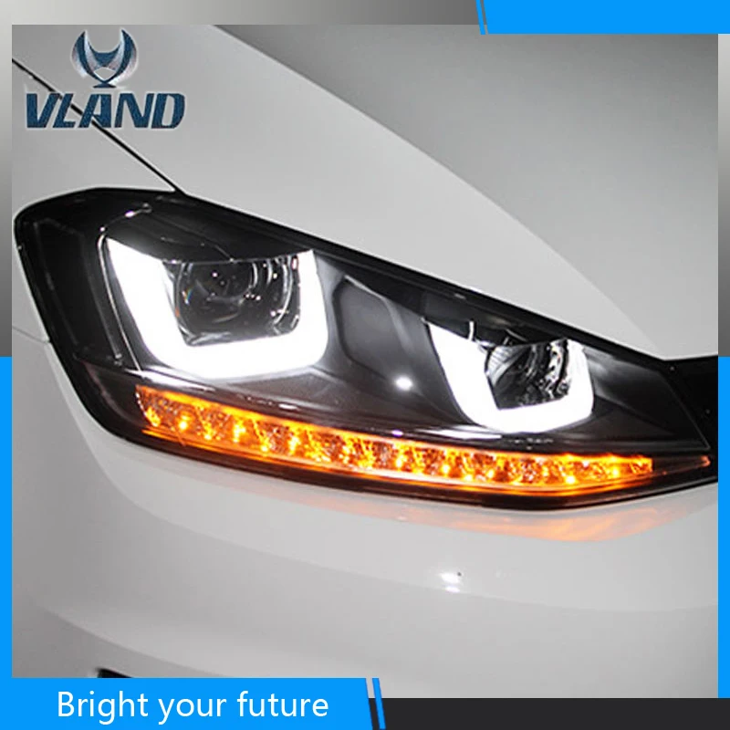 2 шт. светодиодные головки Lmap для Volkswagen Golf 7 MK7 передняя фара в сборе 2014 2015 2016 2017