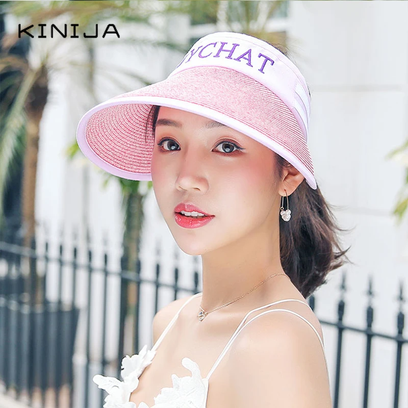 Летняя Складная соломенная шляпа от солнца с широкими большими полями пляжная