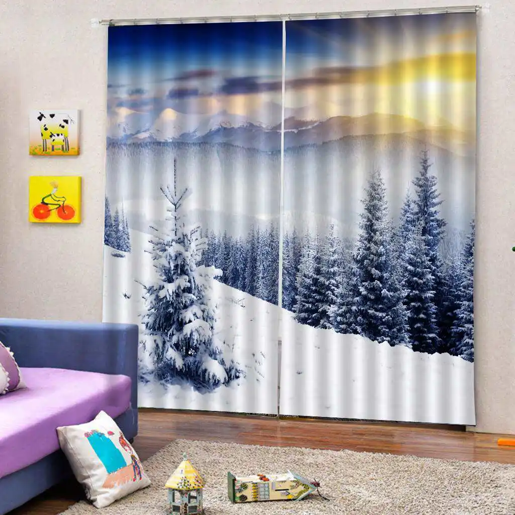 170*200 см декоративные оконные шторы для гостиной, спальни, кухни, 3D шторы и затемненные шторы - Цвет: picture7