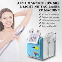 free shipping four in one yag laser tattoo removal 360 magneto optical ipl opt shr e lihght hair removal beauty equipment