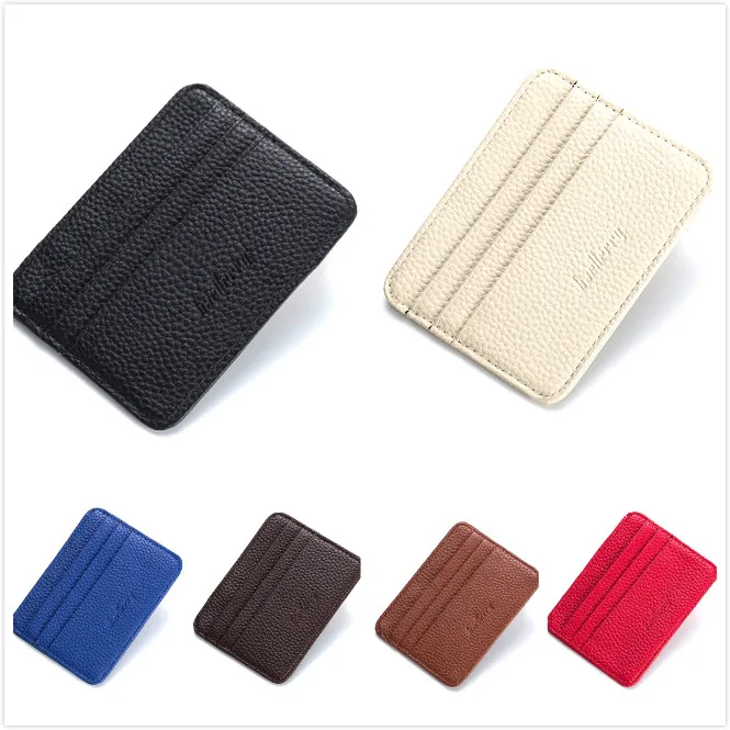 

Special Design Wallet Holder Mens Leather Card Slim Bank Credit Card ID Card Holder Case Bag 7Colors