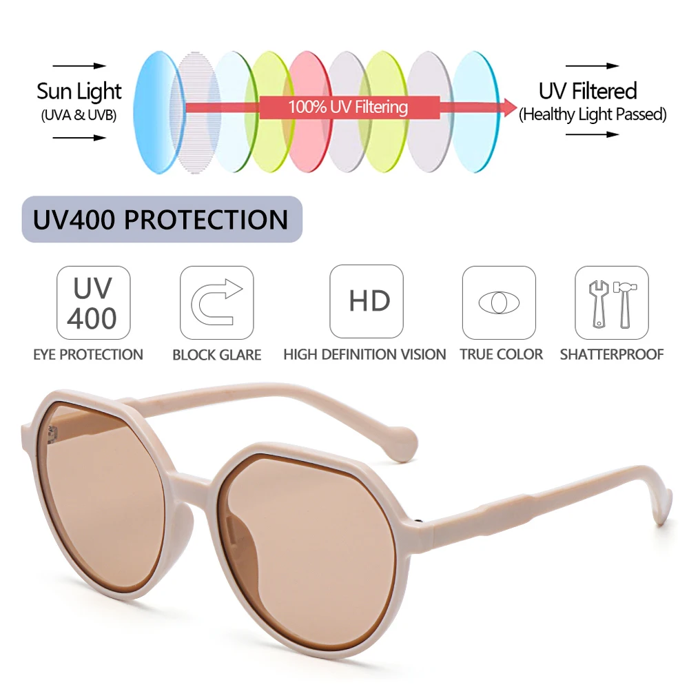 Новинка летние солнцезащитные очки UV400 для улицы в круглой оправе мужчин и женщин