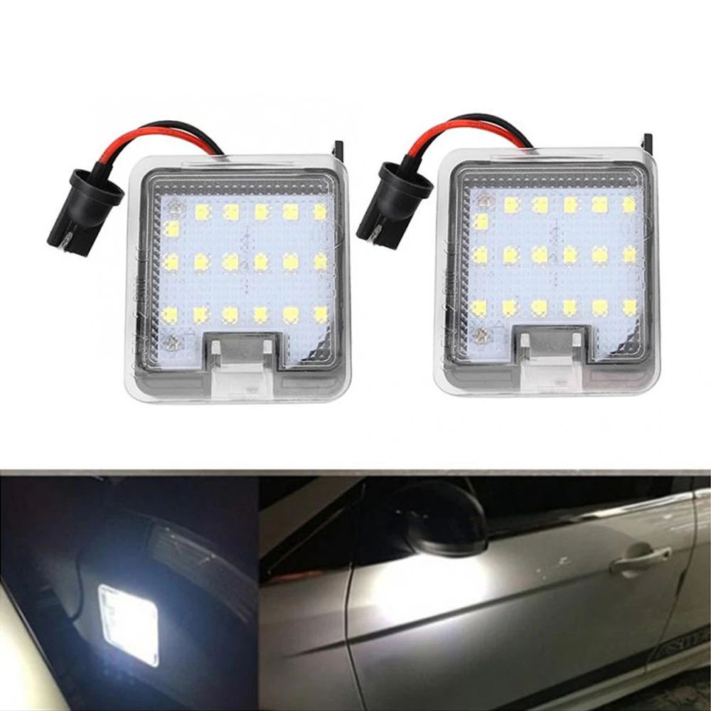 1 пара светодиодный SMD боковое зеркало лужи лампы заднего вида для Ford Mondeo C Max Focus Kuga