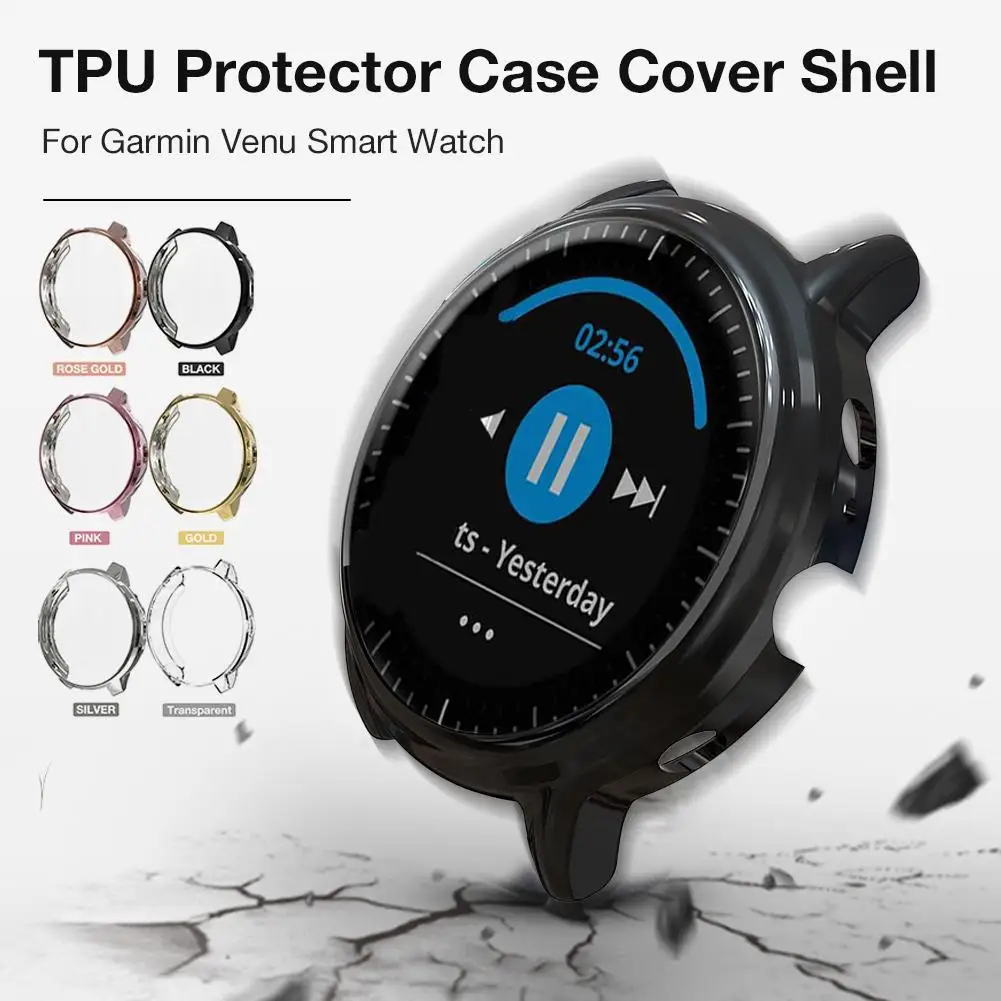 6 шт. защитный чехол для смарт часов Garmin CAME с покрытием из ТПУ бампер аксессуары
