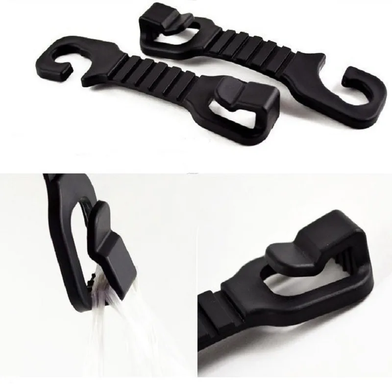 

2PCS Car Seat Back Hook Car Accessories Interior Portable Hanger Holder Storage for Shopping Bag Purse Cloth Decoration Dropship