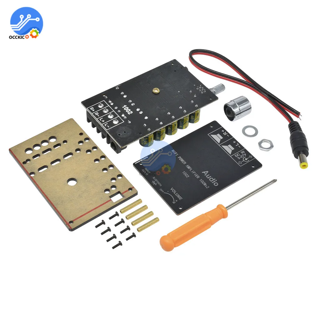 Плата цифрового усилителя TPA3116 100WX2 Bluetooth 5 0 Hi-Fi стерео усилитель мощный домашний