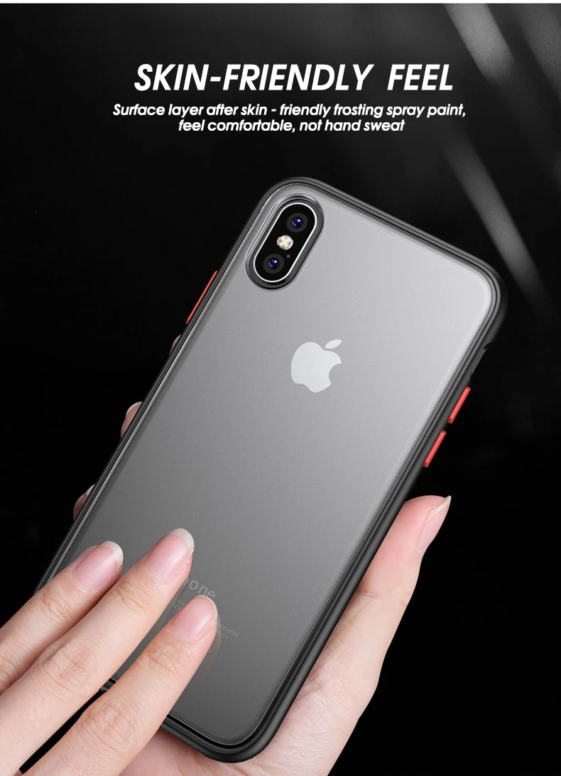 Для iPhone XS чехол Magic Shadow IPAKY для iPhone XS MAX чехол с цветными кнопками Мягкий Бампер PC Гибридный противоударный чехол для iPhone XR