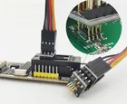 Пружинная игла щупа для проверки сжигания 1,27, чип SOP WSON SOIC VSOP SPI FLASH 8P (длина кабеля 30 см)