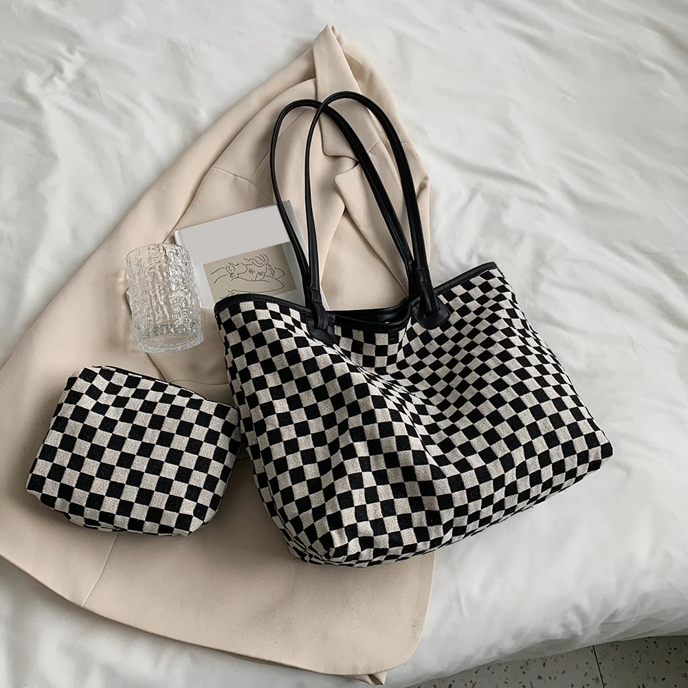 

Модные сумки через плечо в клетку с принтом, Женский Повседневный Кошелек популярного цвета, сумка на плечо с подмышками, сумки в подарок дл...