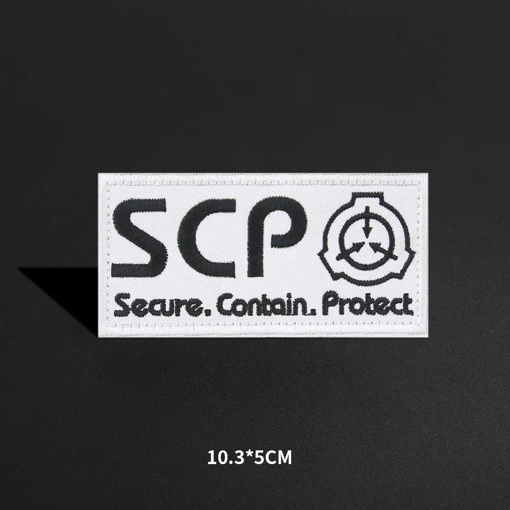 Супернатуральная нашивка-символ SCP для вышивки наклейка с надписью значок
