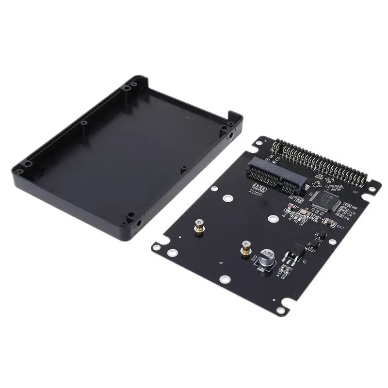 Мини SATA mSATA SSD жесткий диск на 44Pin IDE адаптер с корпусом чехол 2 5 &quotHDD | Компьютеры и