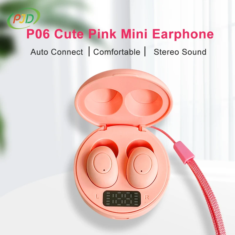 TWS F06 Bluetooth V5.0 беспроводные наушники lovely Macaron Surround Sound 6D Bass водонепроницаемые