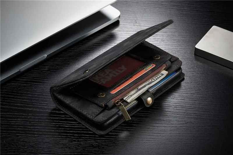 

Simple Nut Noble Style Leather Flip Leather Case For OnePlus 7 Pro Strong Magnetic Wallet Stand Card Slot Vintage Etui Hoesje