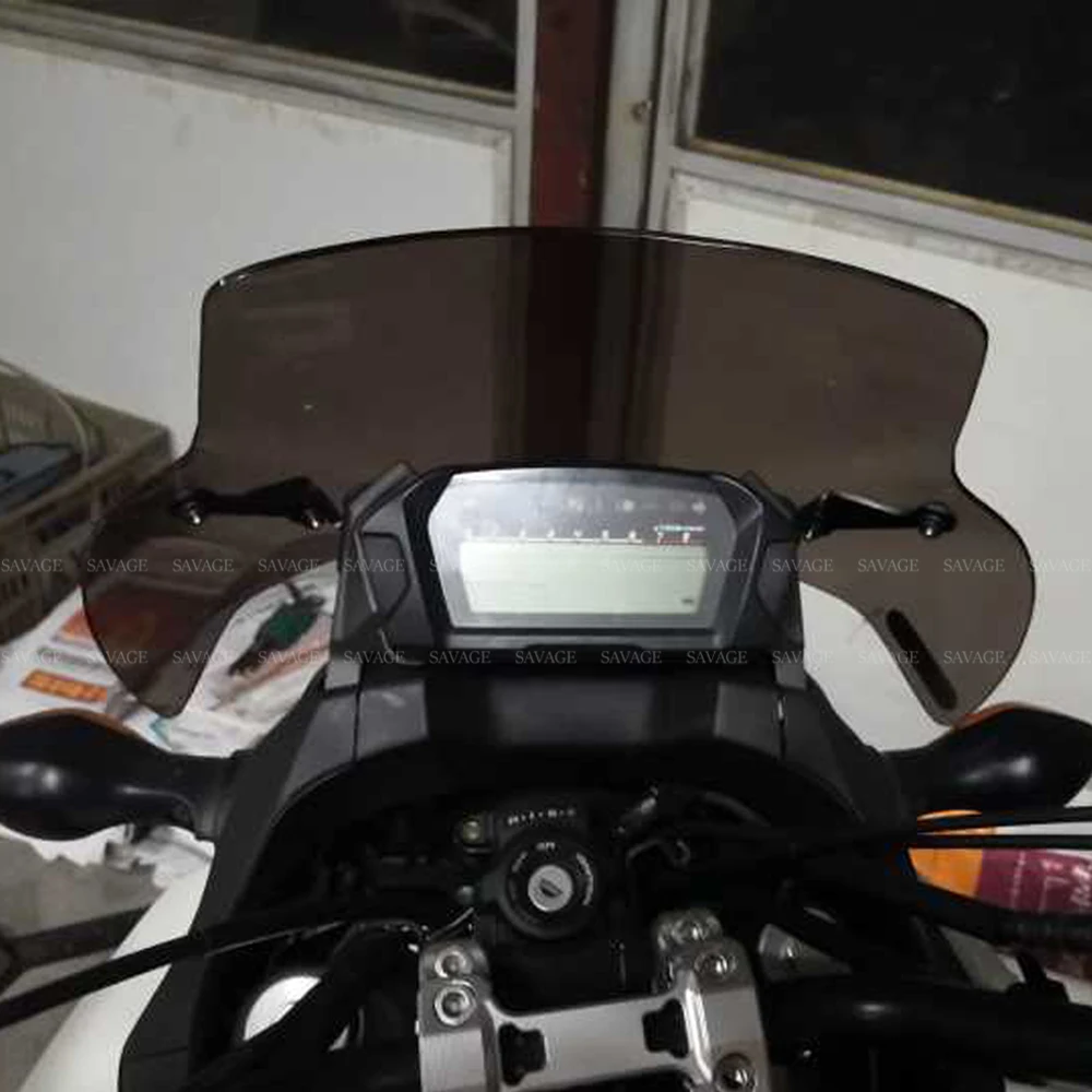 

28*38cm Windshield Pare-brise For HONDA NC700X NC750X/DCT 2012-2015 13 14 NC Motorcycle Accessories Windscreen Wind Deflectors