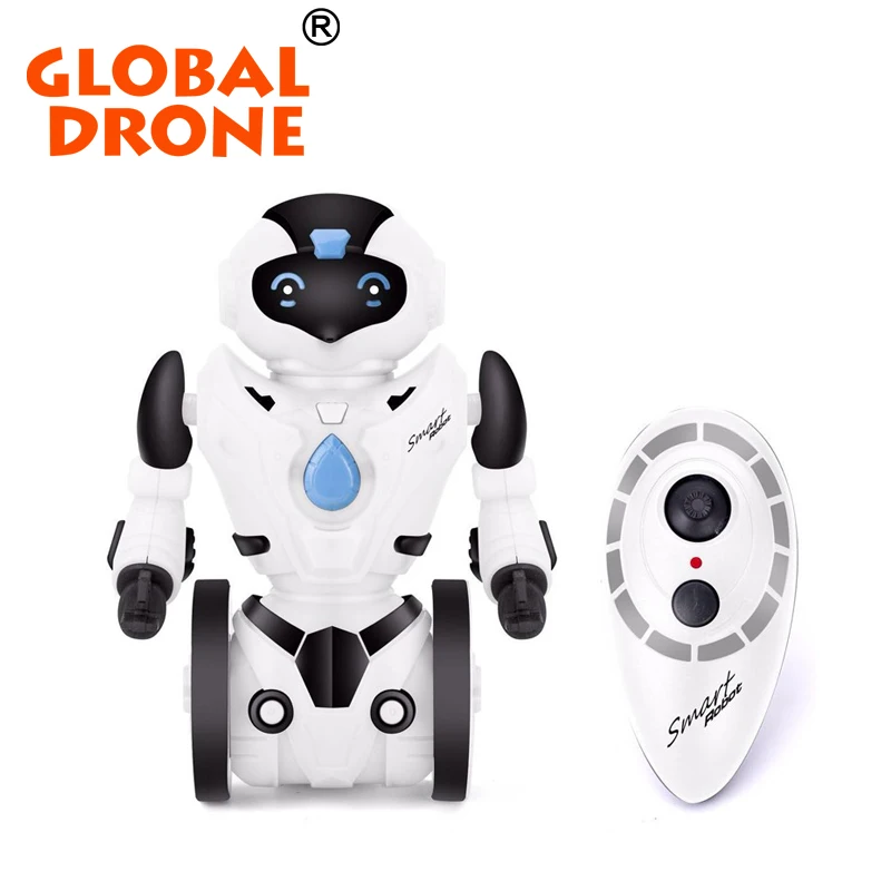 

Global Drone 1016A музыкальные игрушки с дистанционным управлением для детей Интеллектуальный баланс RC робот тачка Электрический танцевальный роб...