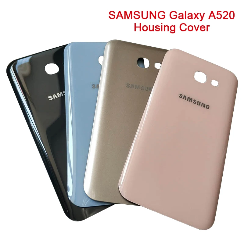 Samsung Galaxy A5 2017 A520 A520F Задняя крышка батареи чехол 3D стекло задняя корпуса Замена для