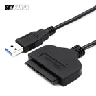USB 3,0 кабель для легкого привода SATA к USB адаптеру передачи 7 + 15 PIN Разъем расширения жесткого диска для 2,51,8 дюйма SSD HDD