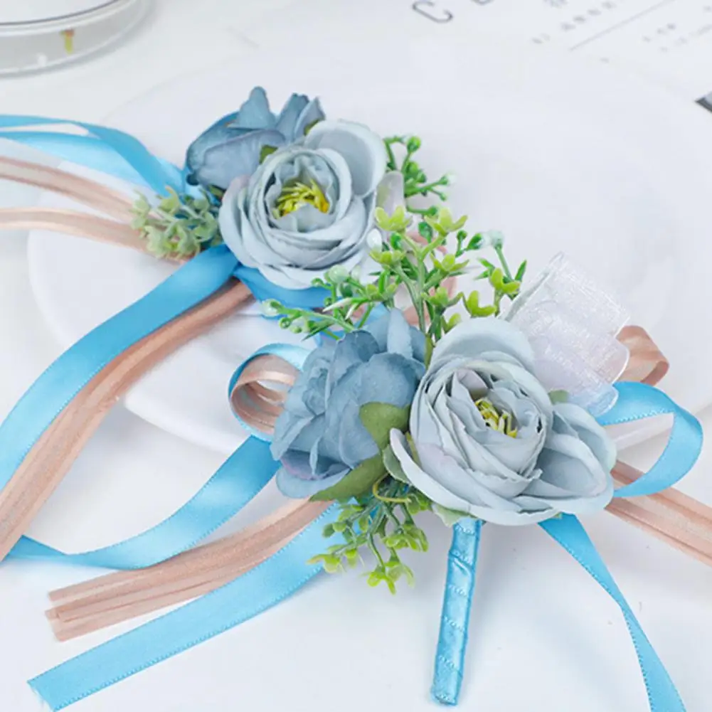 

Fake Flower Delicate Pretty Ornamental Decorative Eye-catching Wrist Artificial Flower