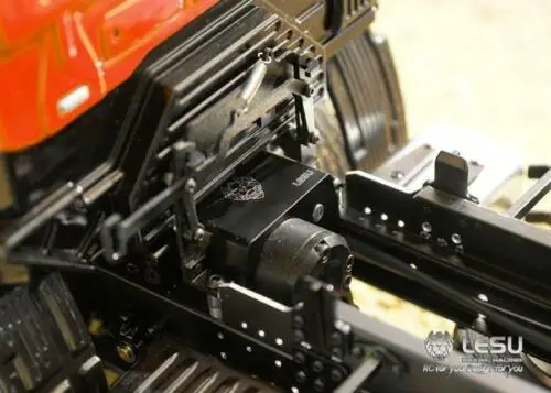 LESU RC 1/14 весы HN 6x6 гидравлический самосвал с радио двигатель ESC картина светильник