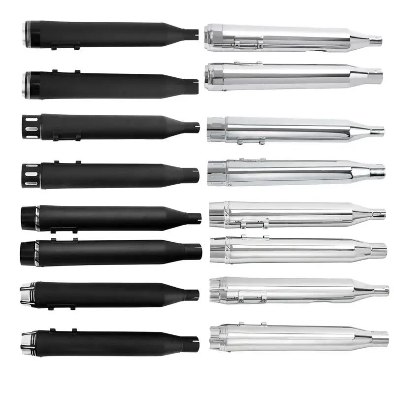 

Двойной глушитель выхлопных труб для мотоциклов, для Harley Touring, Street, Electra, Glide, Road King 2017-2021 FLHR, FLHX, FLTRX, FLHTK